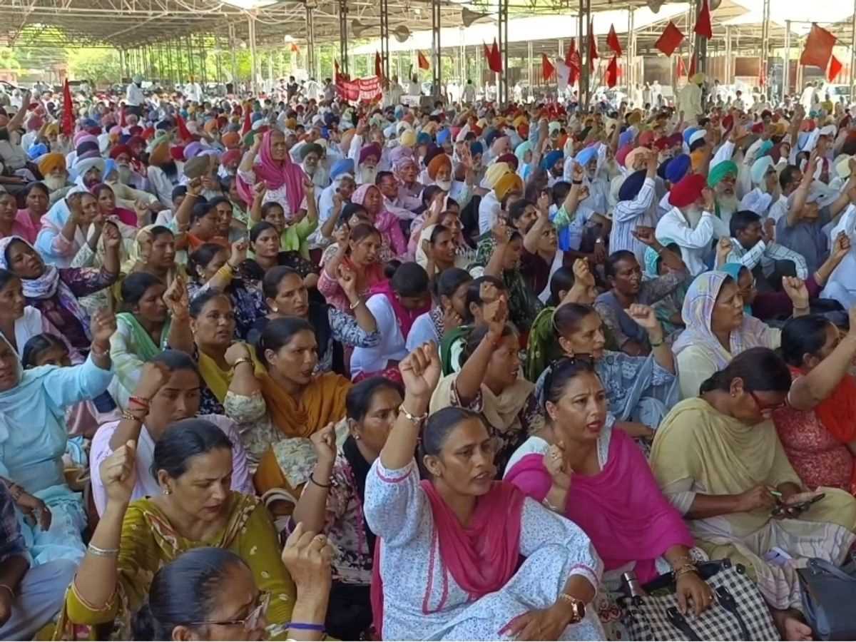 पंजाब के बरनाला में सरकारी कर्मचारियों की रोष रैली, आप सरकार पर वादा खिलाफी का आरोप